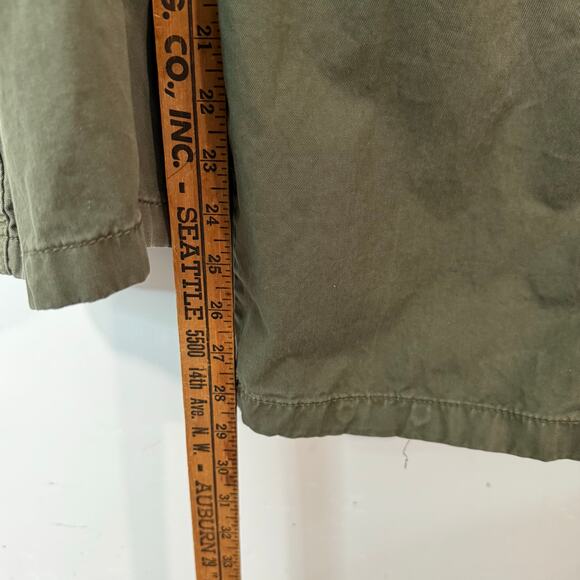 Levi's 94' Baggy Pants Wide Leg Cargo Relaxed Fit Cotton Green 27 - Picture 6 of 10
